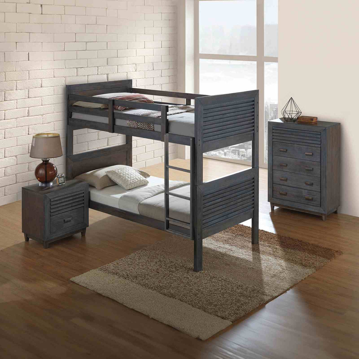 Griffin Charcoal Brown Chest