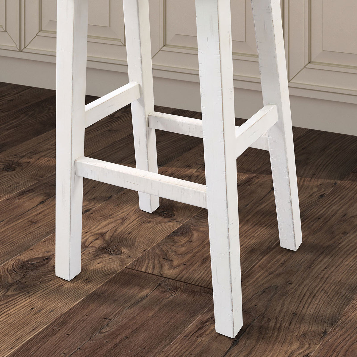 Biasca Gray/White 29" Stool