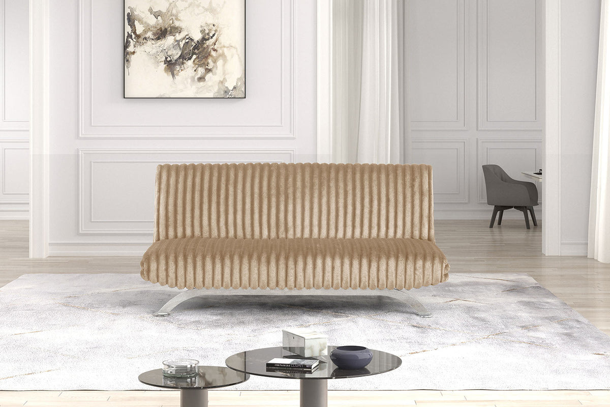 Villeneuve Taupe Futon Sofa Bed