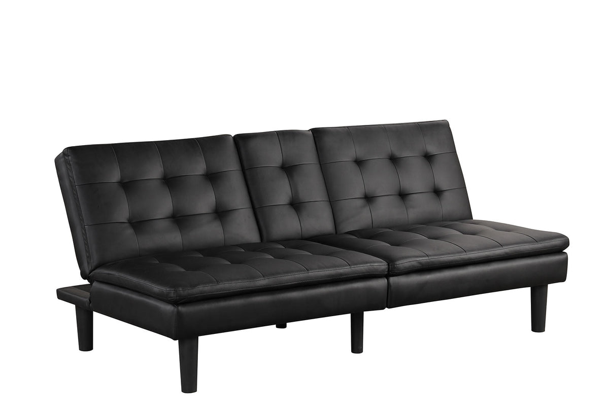 Eidsberg Black Futon Sofa Bed