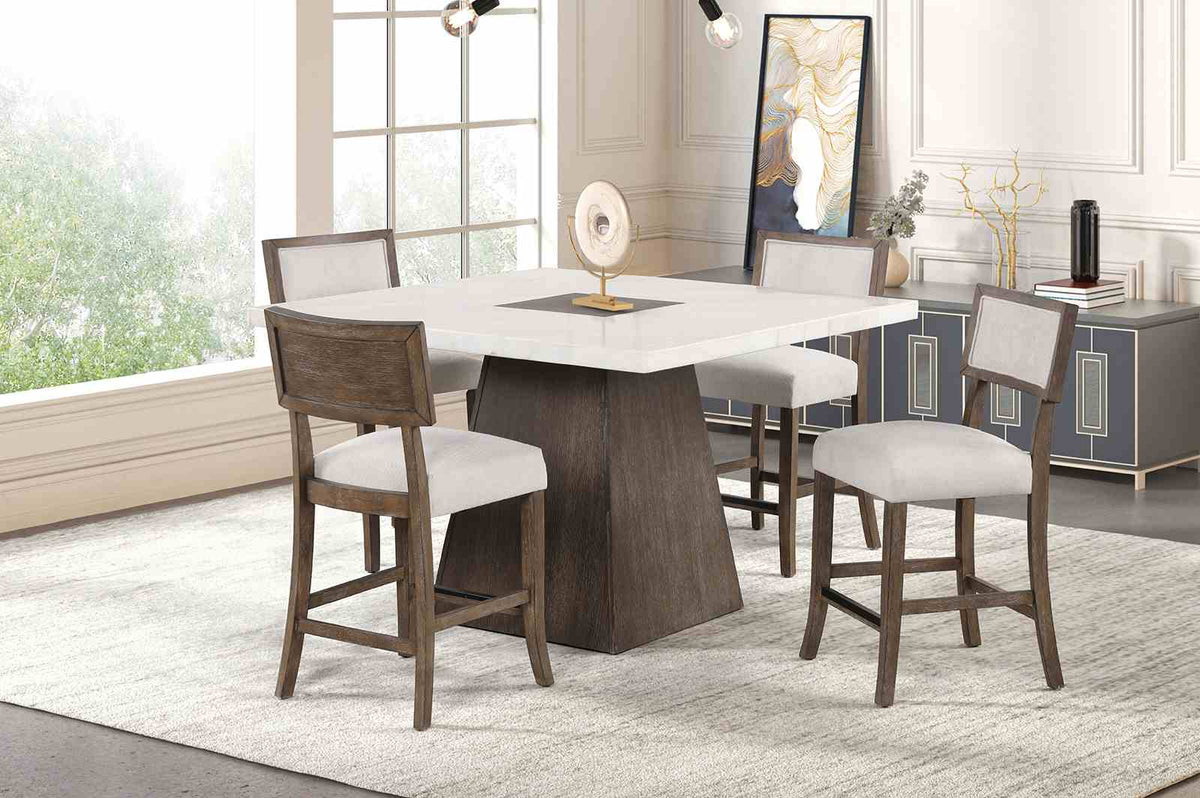 Grasten Dark Walnut Counter Ht. Table