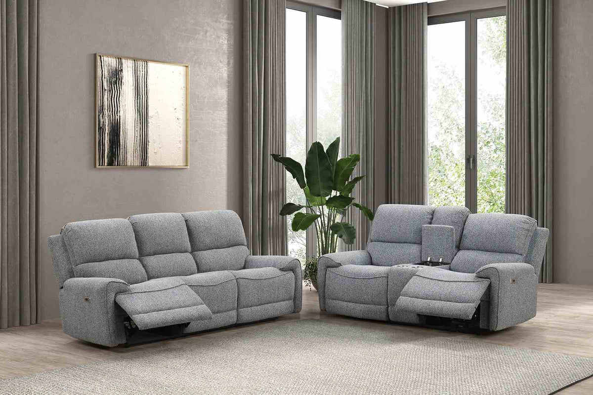 Morcote Gray Power Sofa