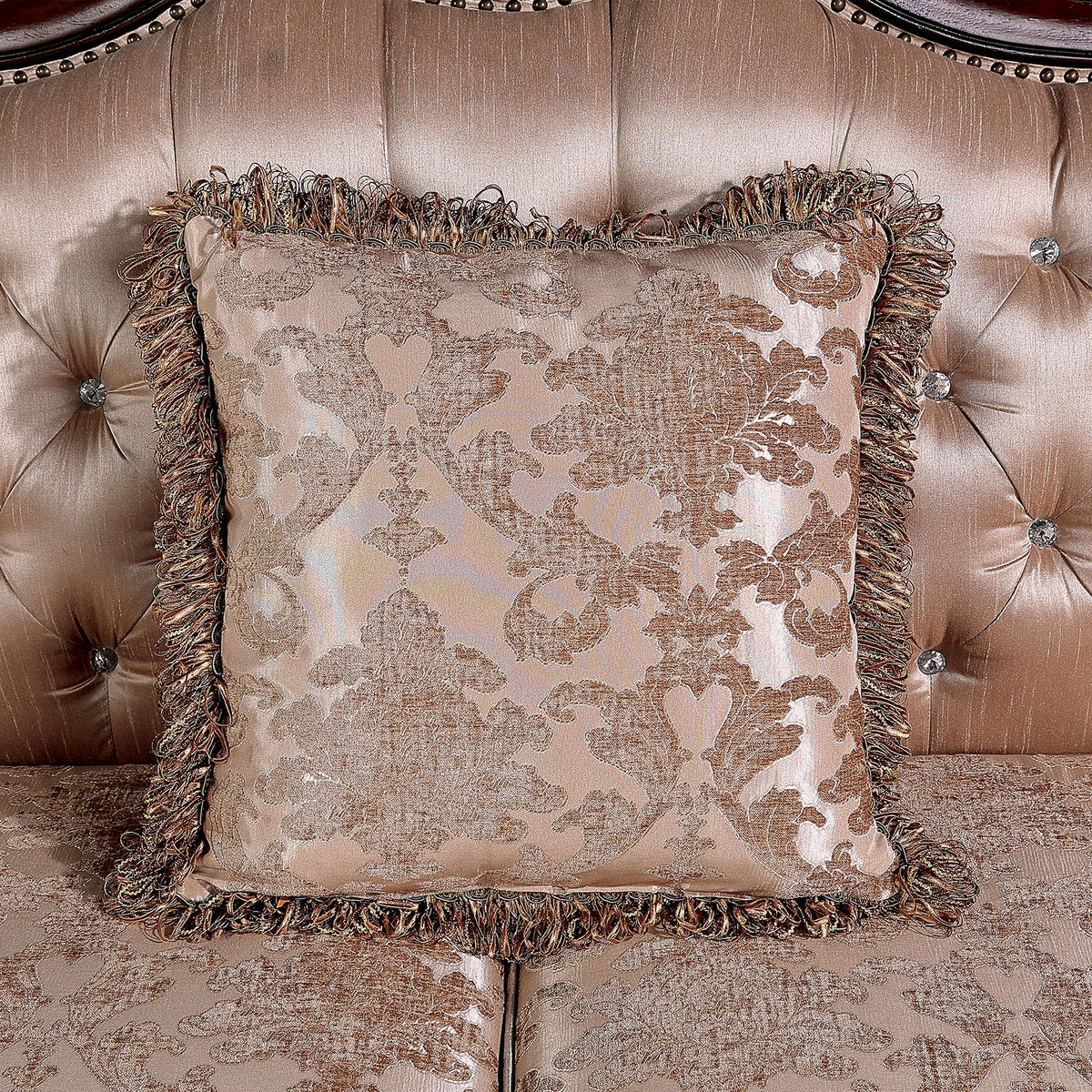 Veracruz Dark Cherry/Light Brown Traditional Living Room Set