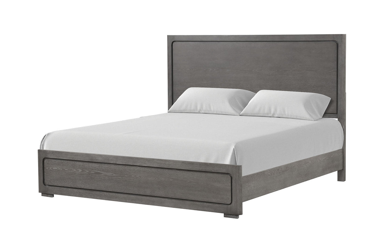 Crowthorne Warm Gray King Panel Bed