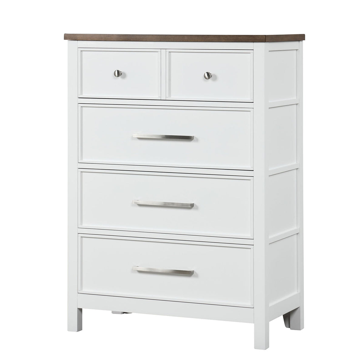 Pinetop White/Dark Brown Chest