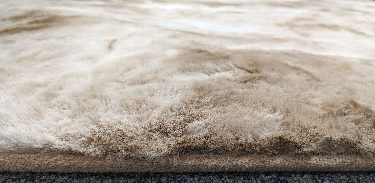 Famalica Tie-Dye Beige Area Rug