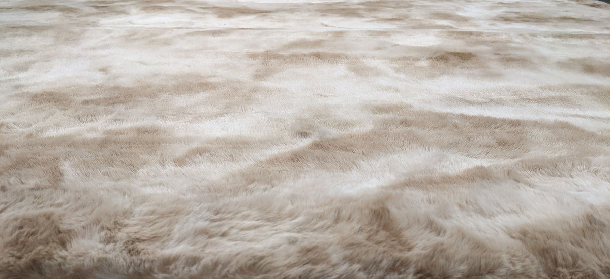 Famalica Tie-Dye Beige Area Rug