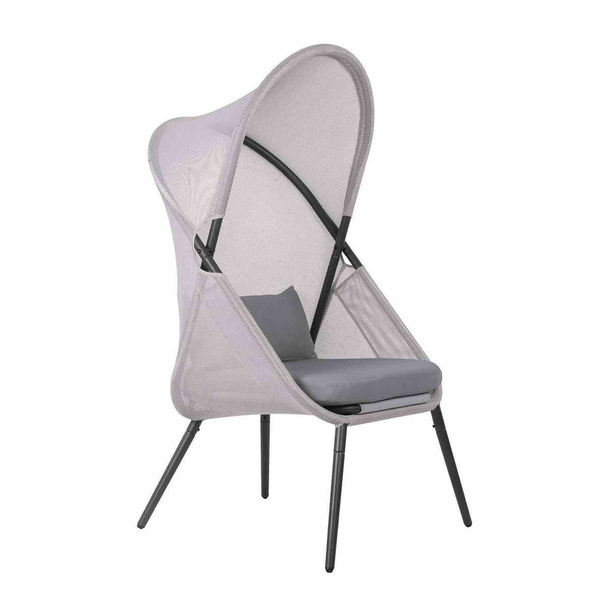 Alverta Light Gray Foldable Chair