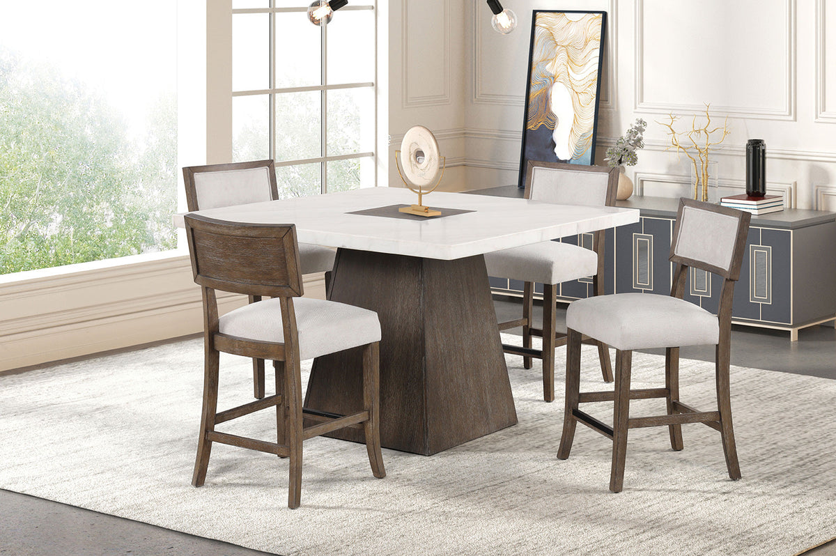 Grasten Dark Walnut Counter Ht. Table