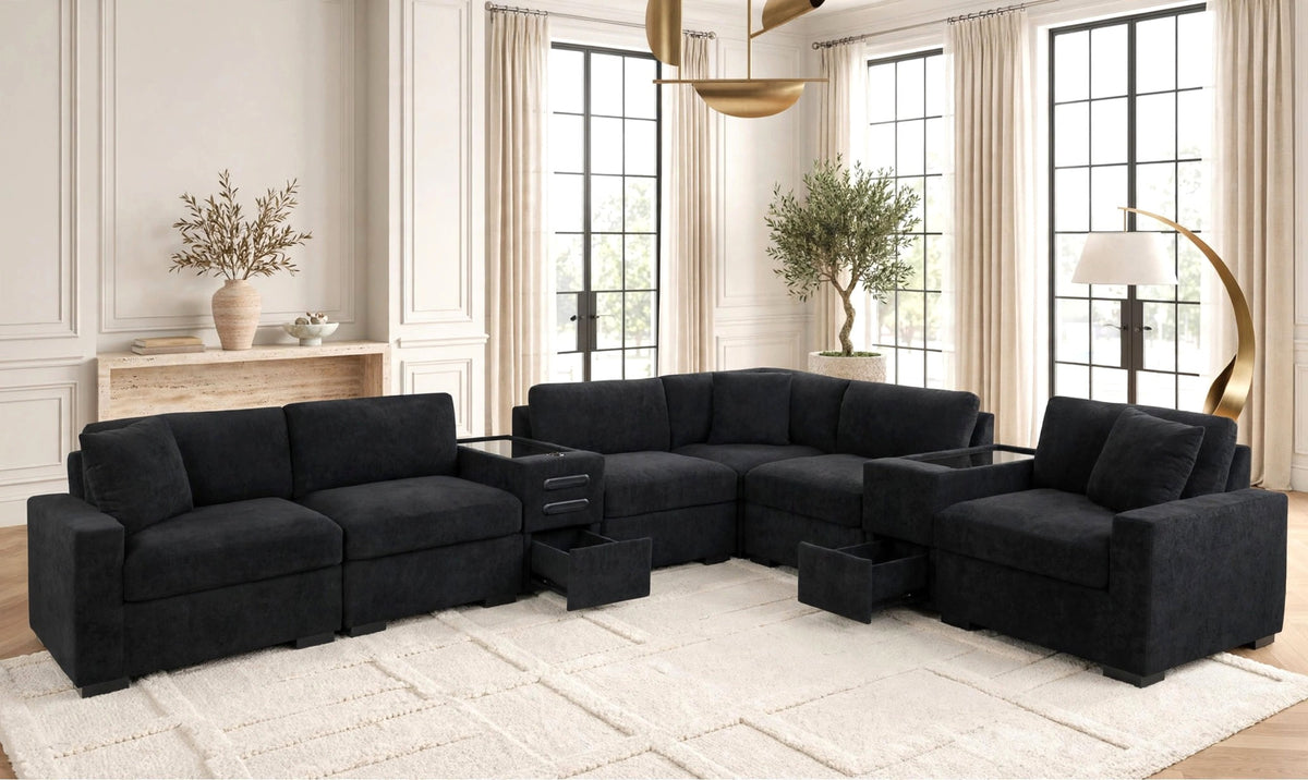 Onyx Reserve 8-Piece Modular Sectional - original manufacturer photo 4