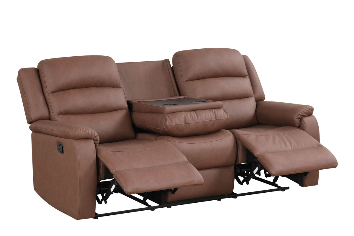 Hope Brown 3-Piece Reclining Set
