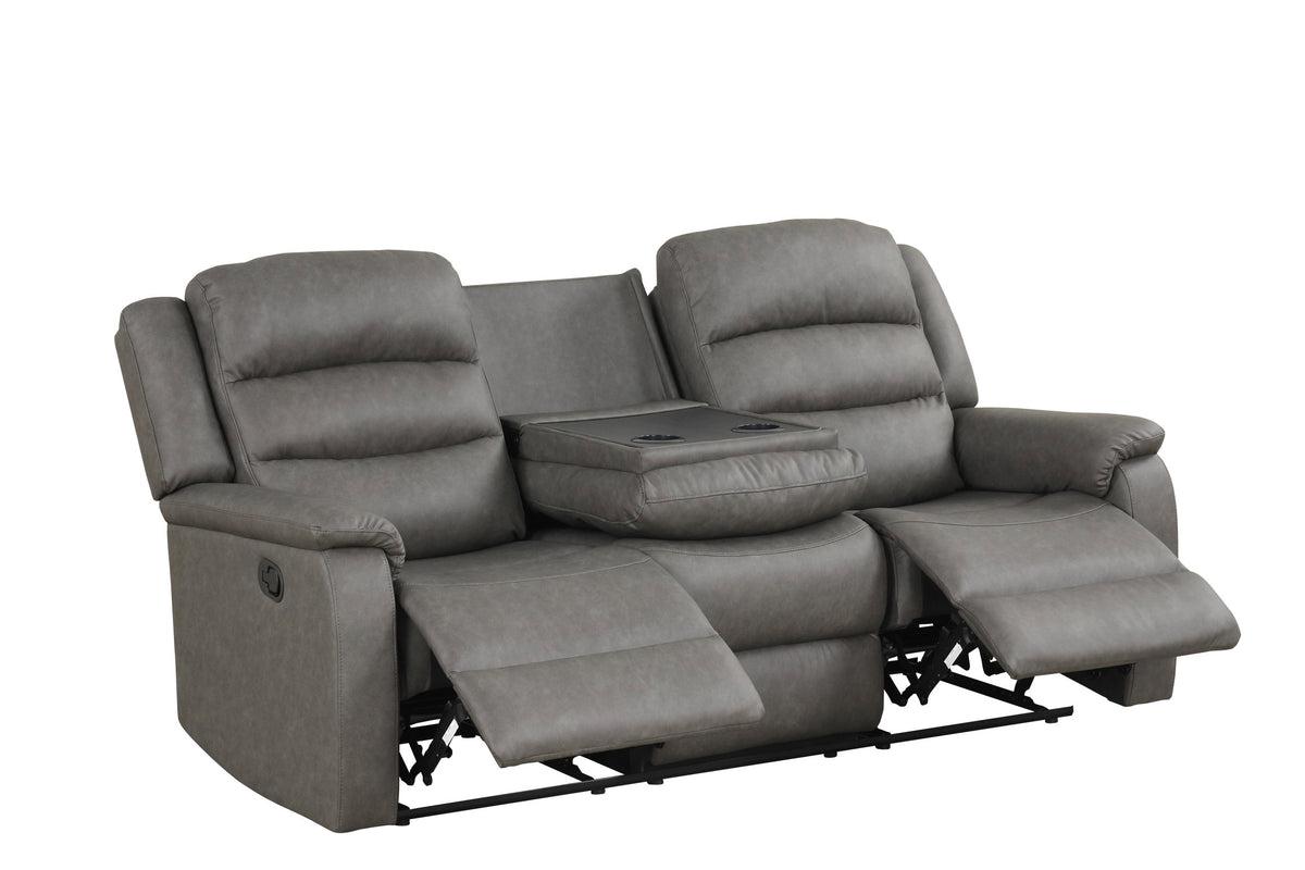 Hope Gray 3-Piece Reclining Living Room Set