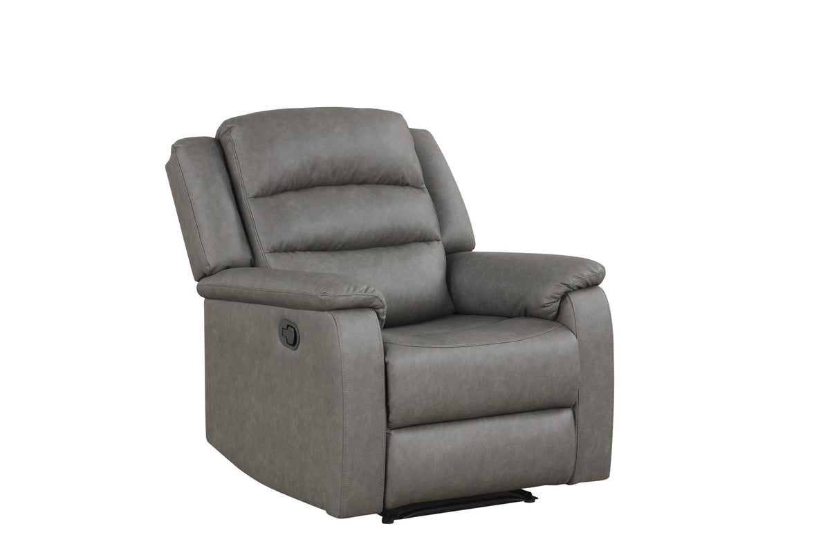Hope Gray 3-Piece Reclining Living Room Set