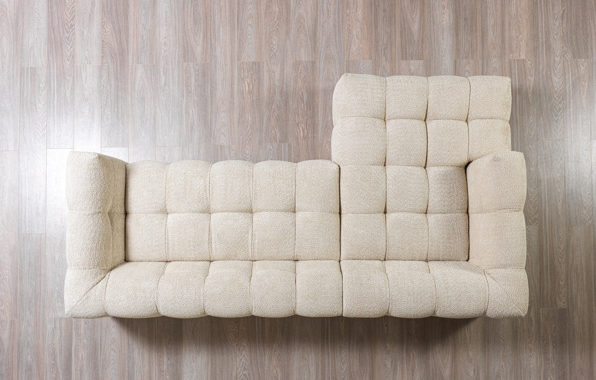 Ivy Sand Boucle LAF 110" Sectional