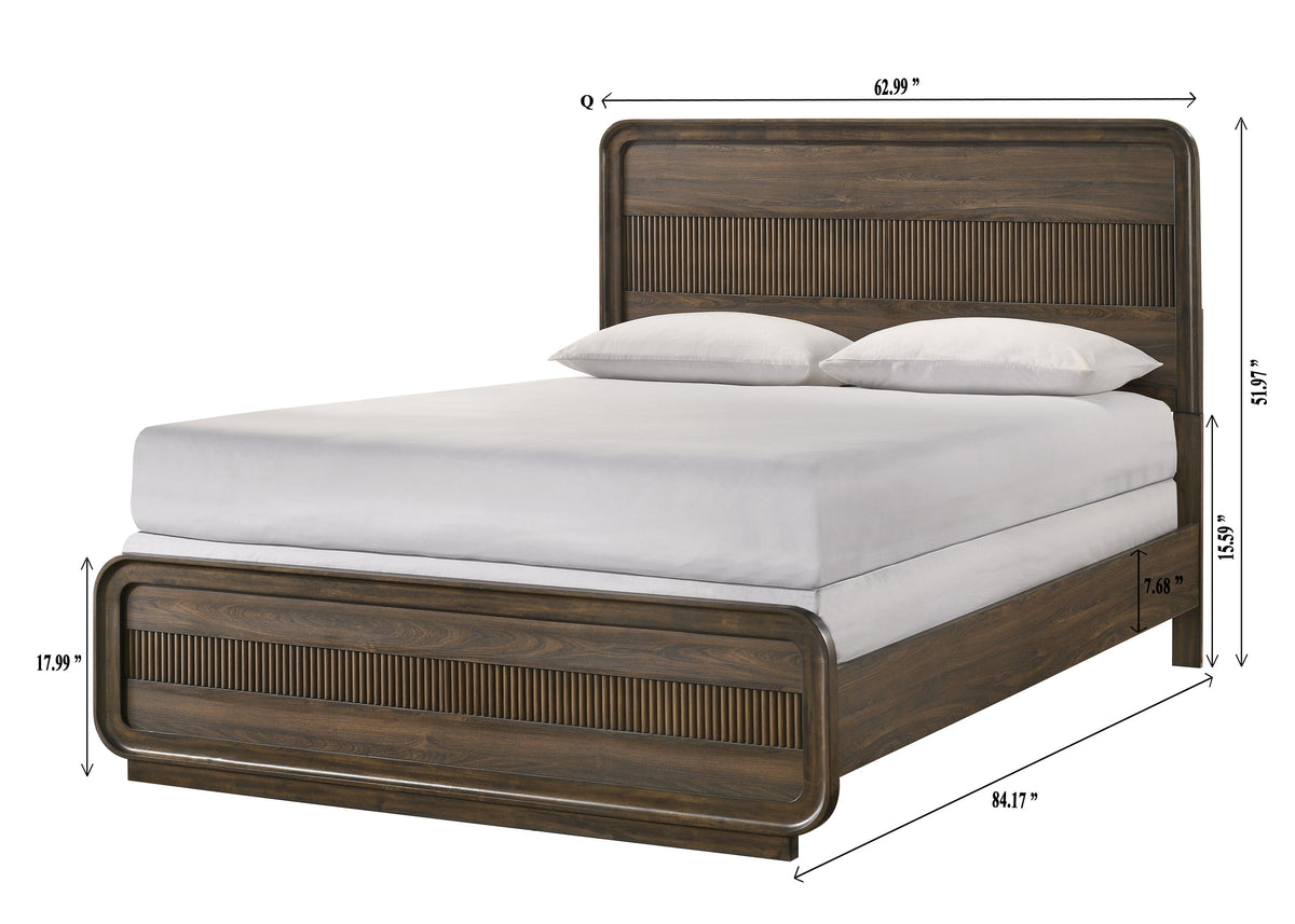 Kinkaid Warm Wood Queen Bed