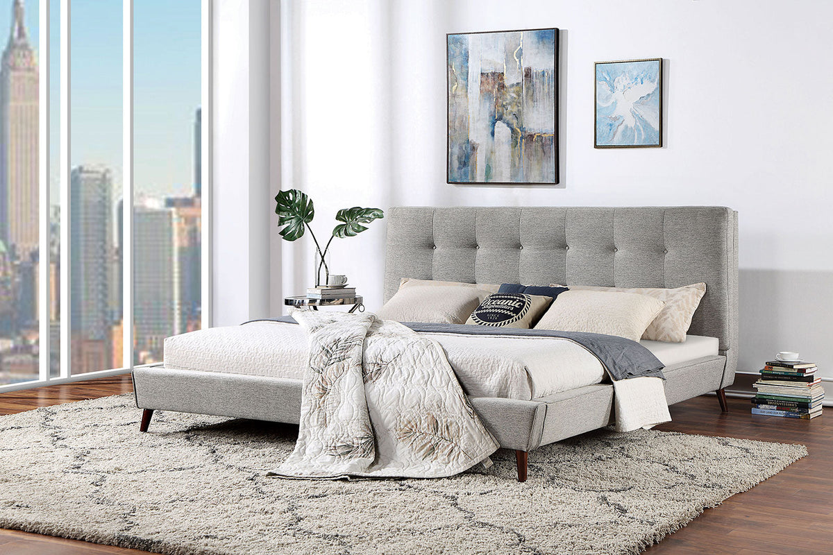Leomin Gray Queen Bed