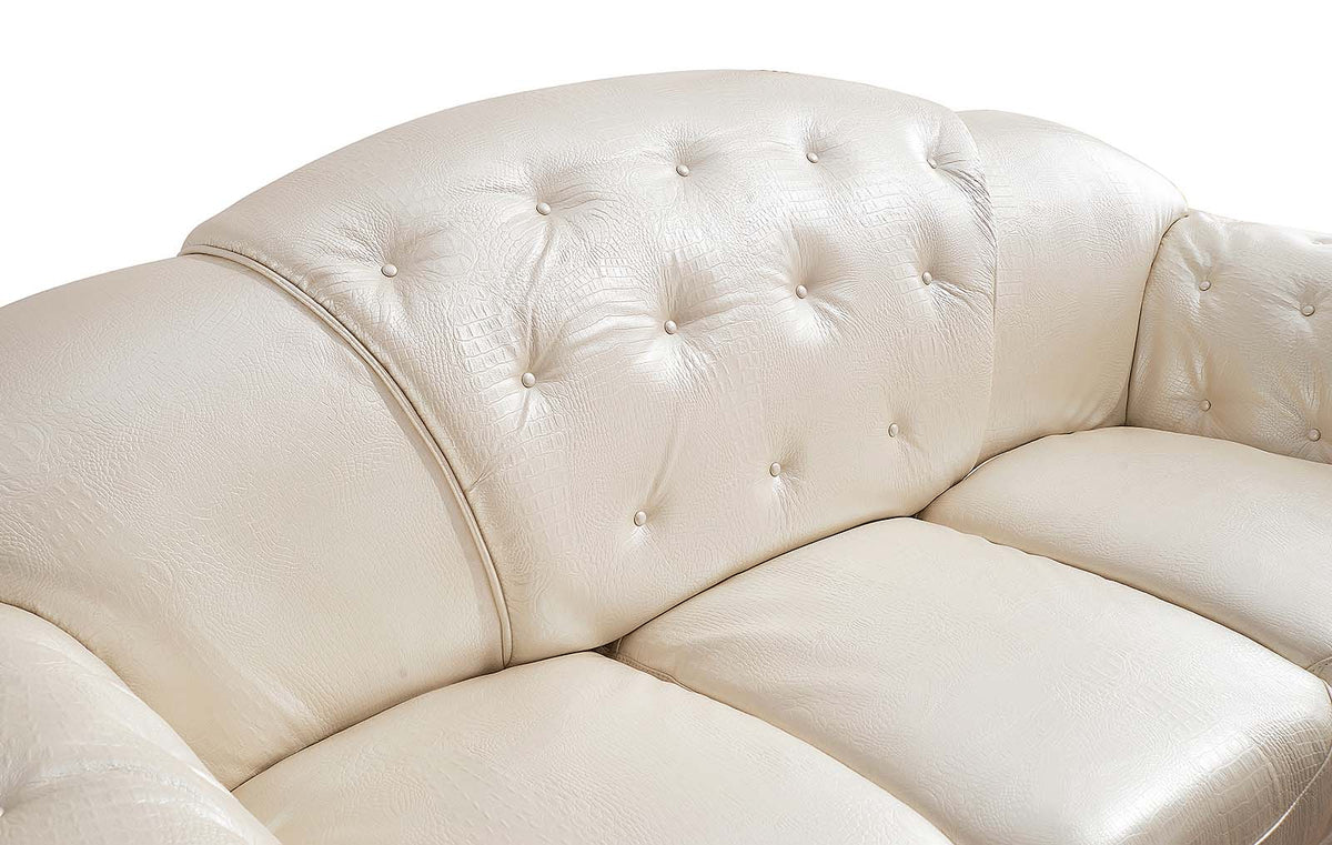 Apolo Pearl Italian Leather Sofa