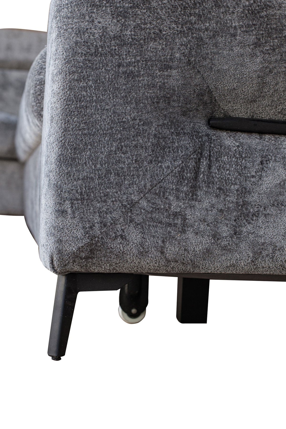 Daytona Silver Storage Sleeper LAF Chaise Sectional