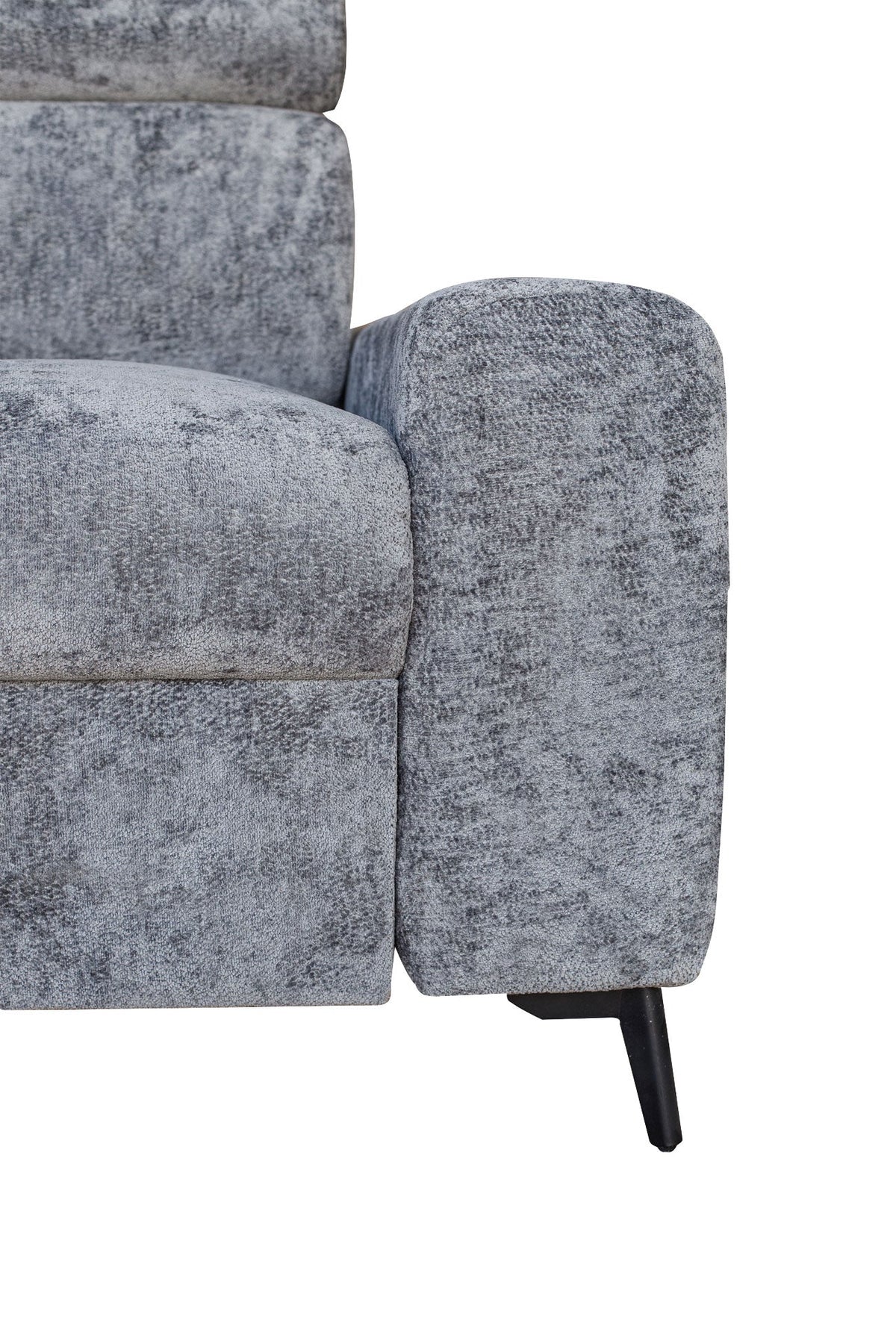 Daytona Silver Storage Sleeper LAF Chaise Sectional