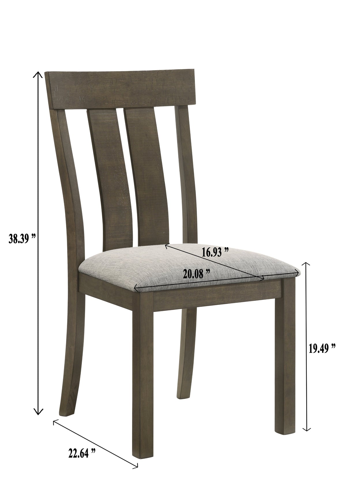 Lloyd Brown Dining Side Chair, Set of 2