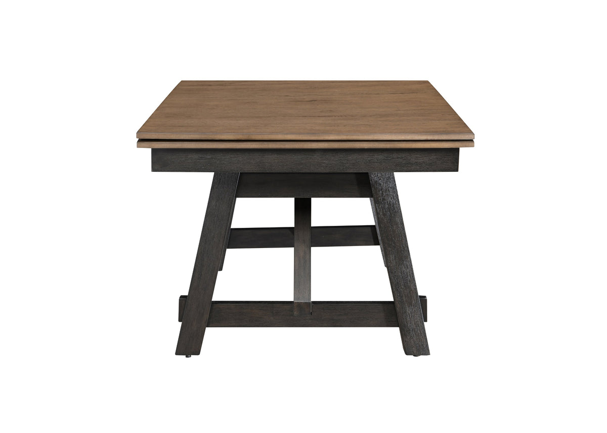 Maribelle Wheat Charcoal Extendable Dining Table
