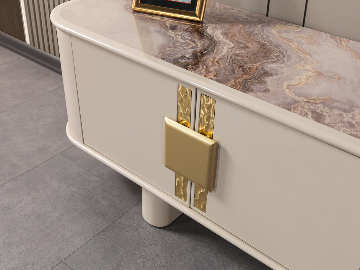 Carlina Ivory Tv Stand