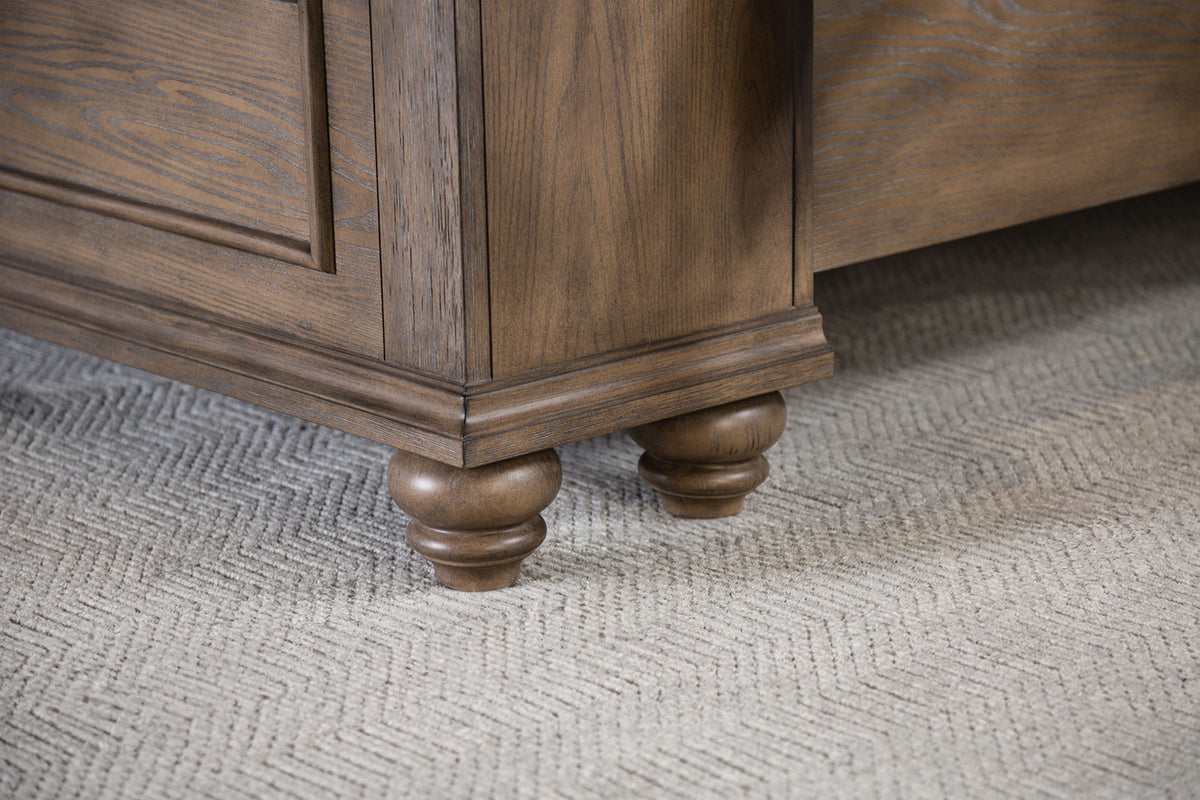 Philomath Aged Oak Queen Bed