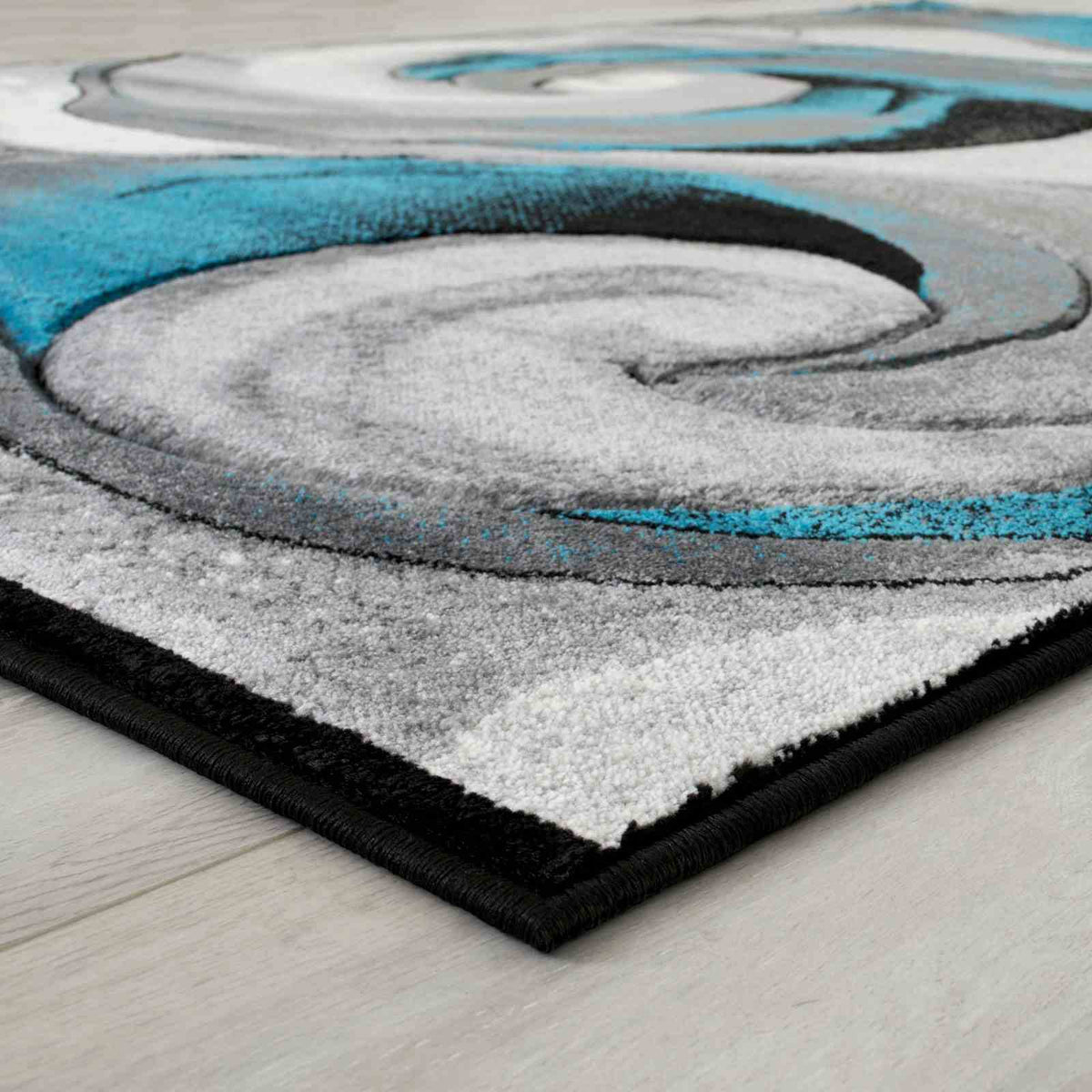 Niksar Turquoise Area Rug