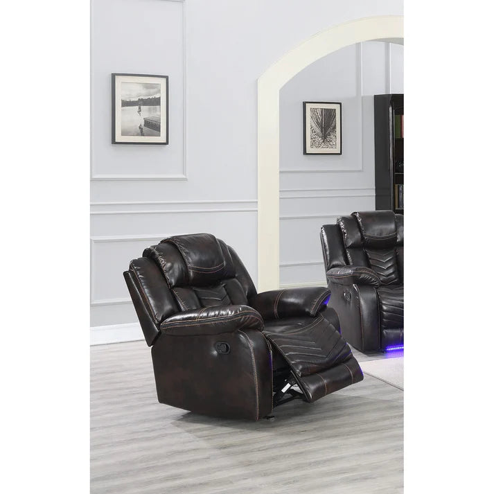 S2021 Lucky Charm Sectional (Brown)