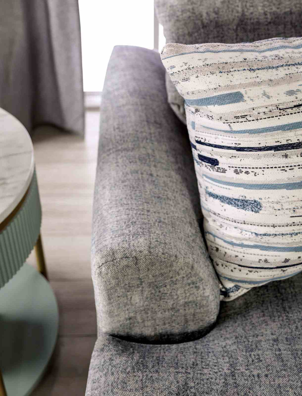 Leytonstone Gray Transitional Living Room Set
