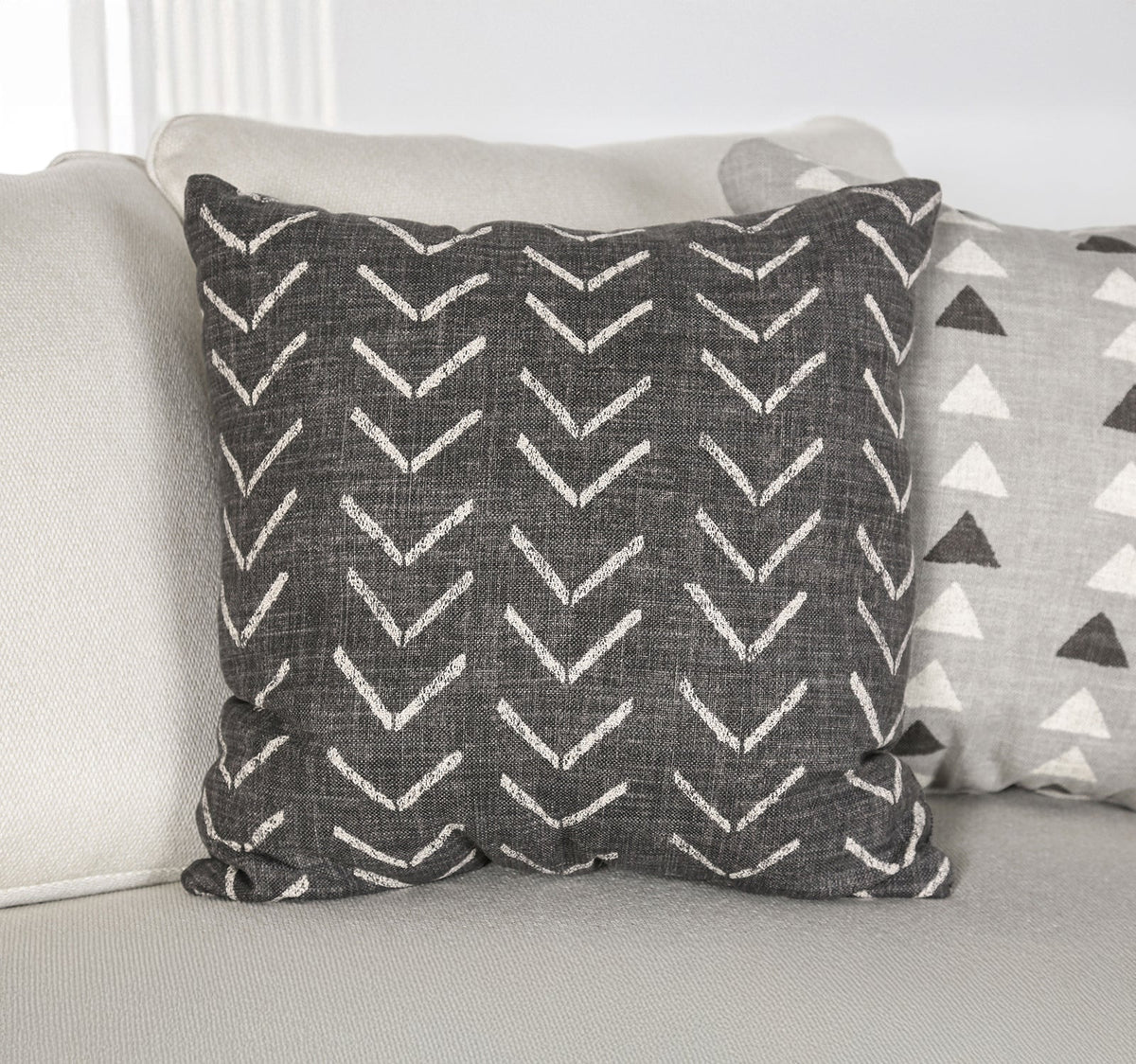 Hyde Park Gray Oversized Sofa