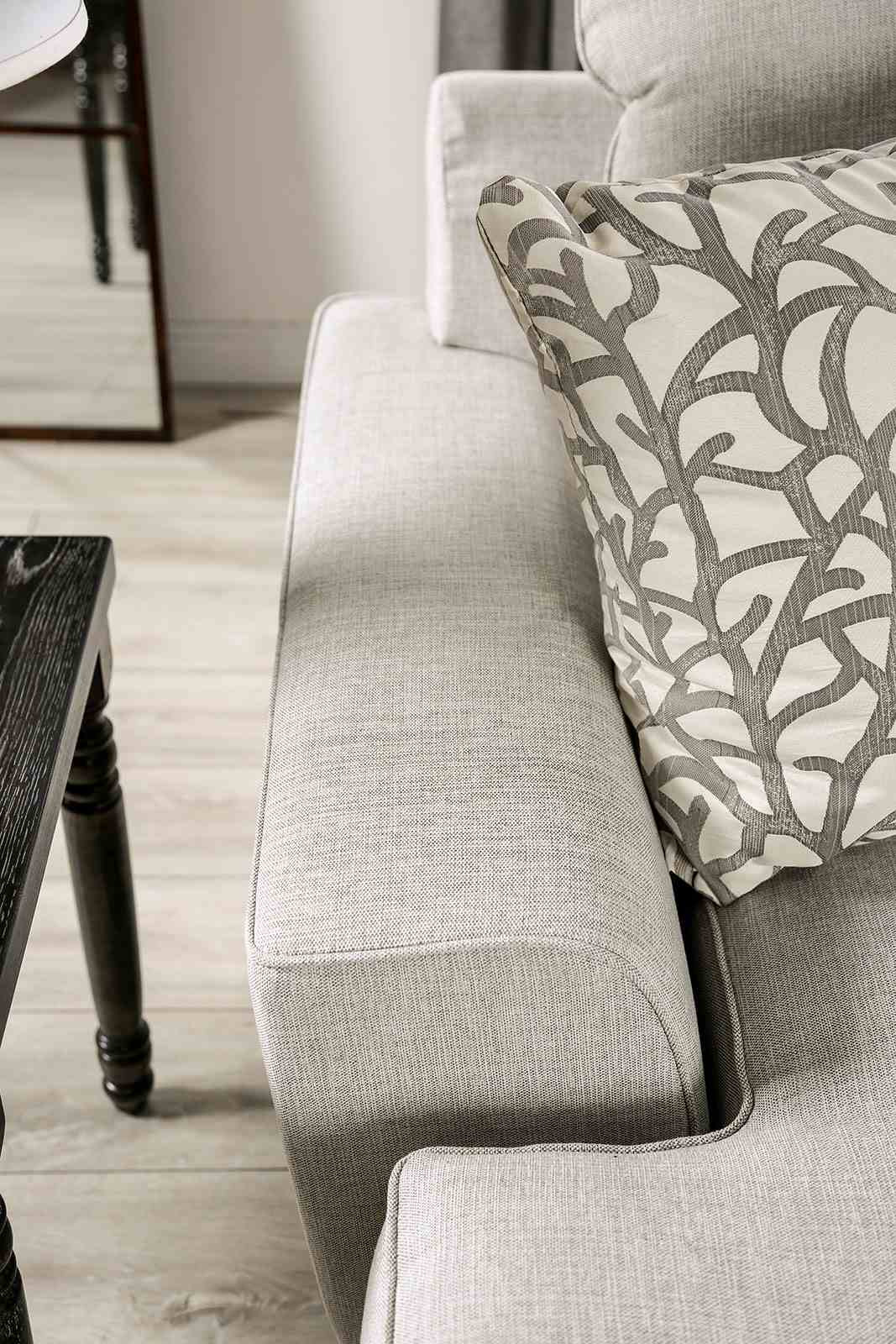 Picotee Light Gray/Charcoal Loveseat