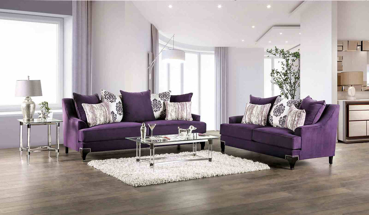 Sisseton Purple Loveseat