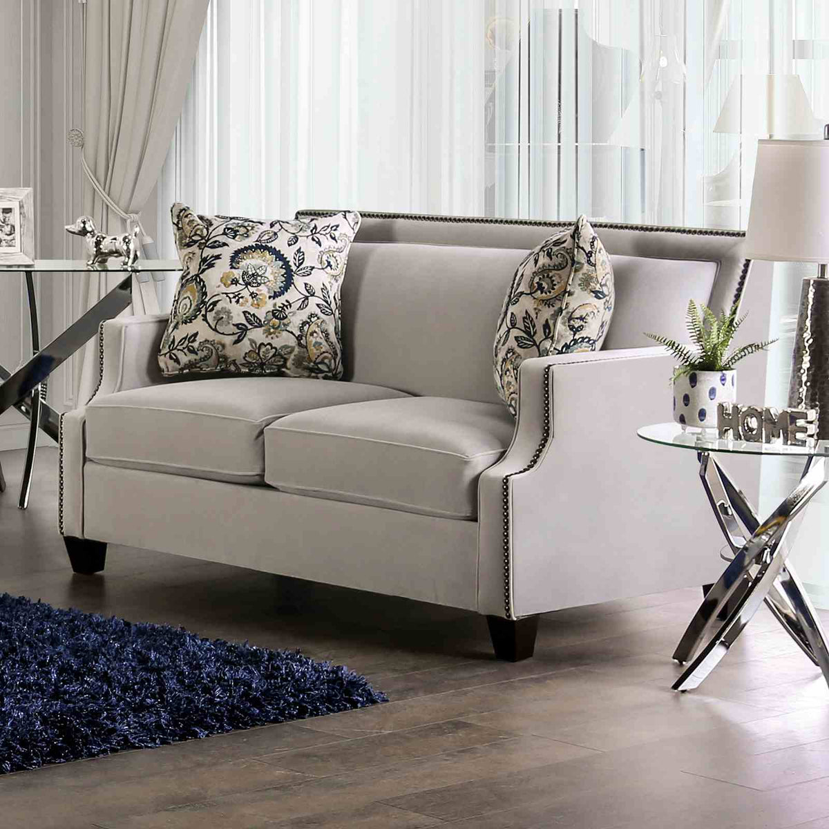 Montecelio Light Gray Transitional Living Room Set