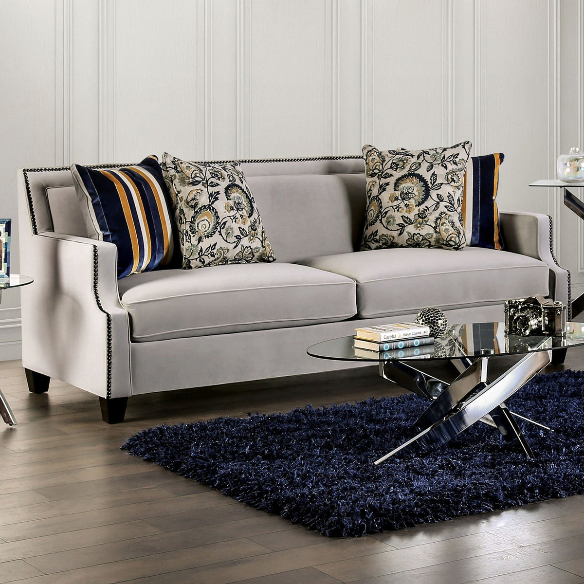 Montecelio Light Gray Transitional Living Room Set