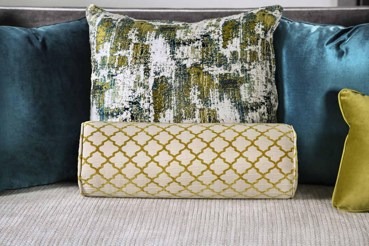 Mariella Gray/Beige/Teal/Olive Loveseat