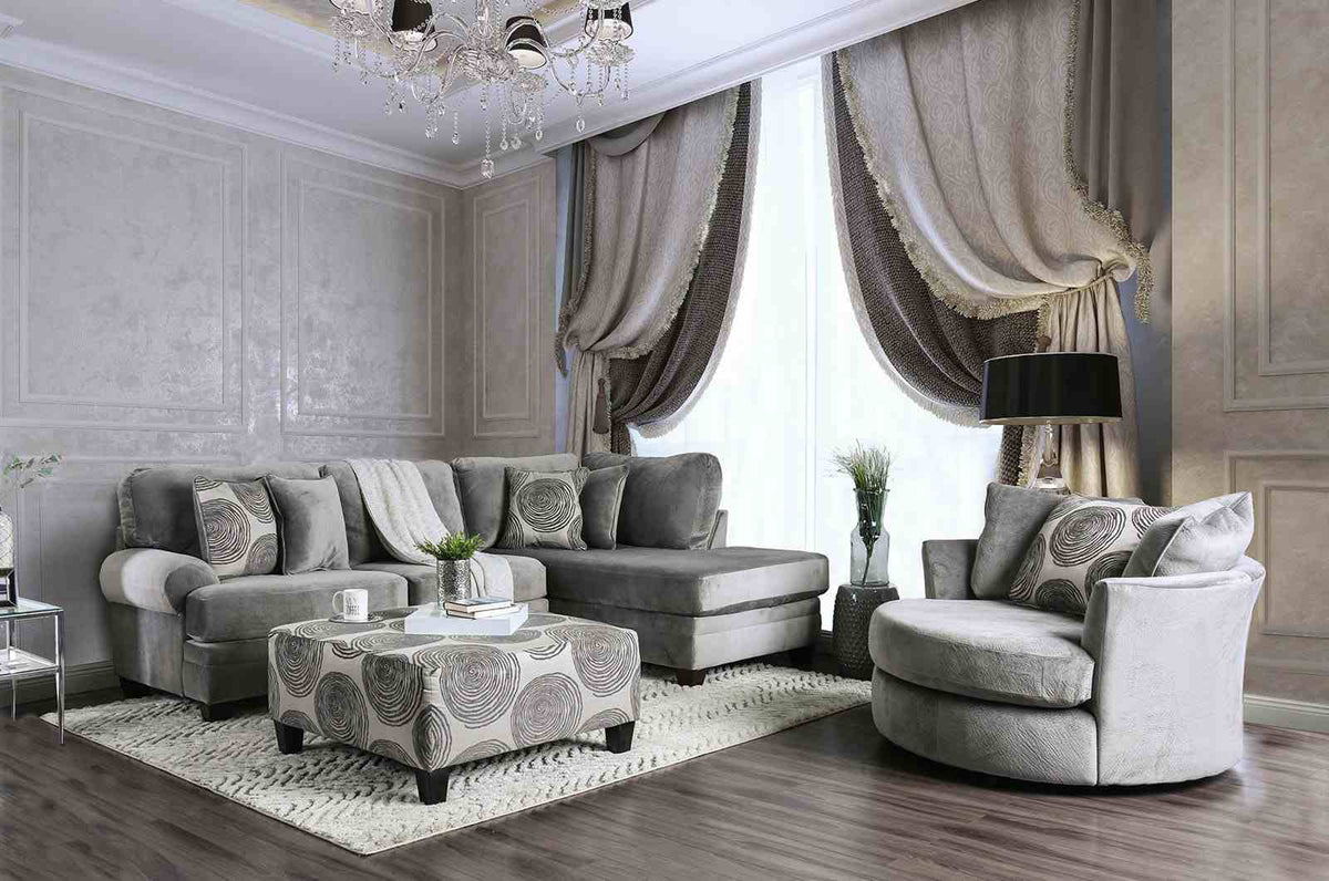 Bonaventura Gray Sectional