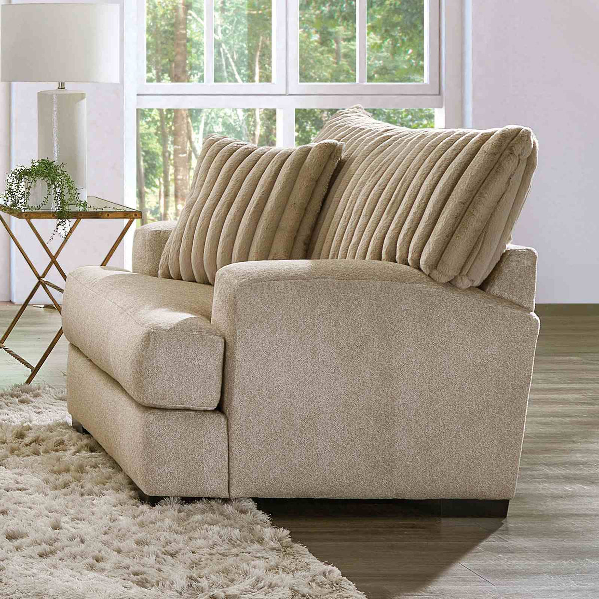 Loughlin Light Brown Chair