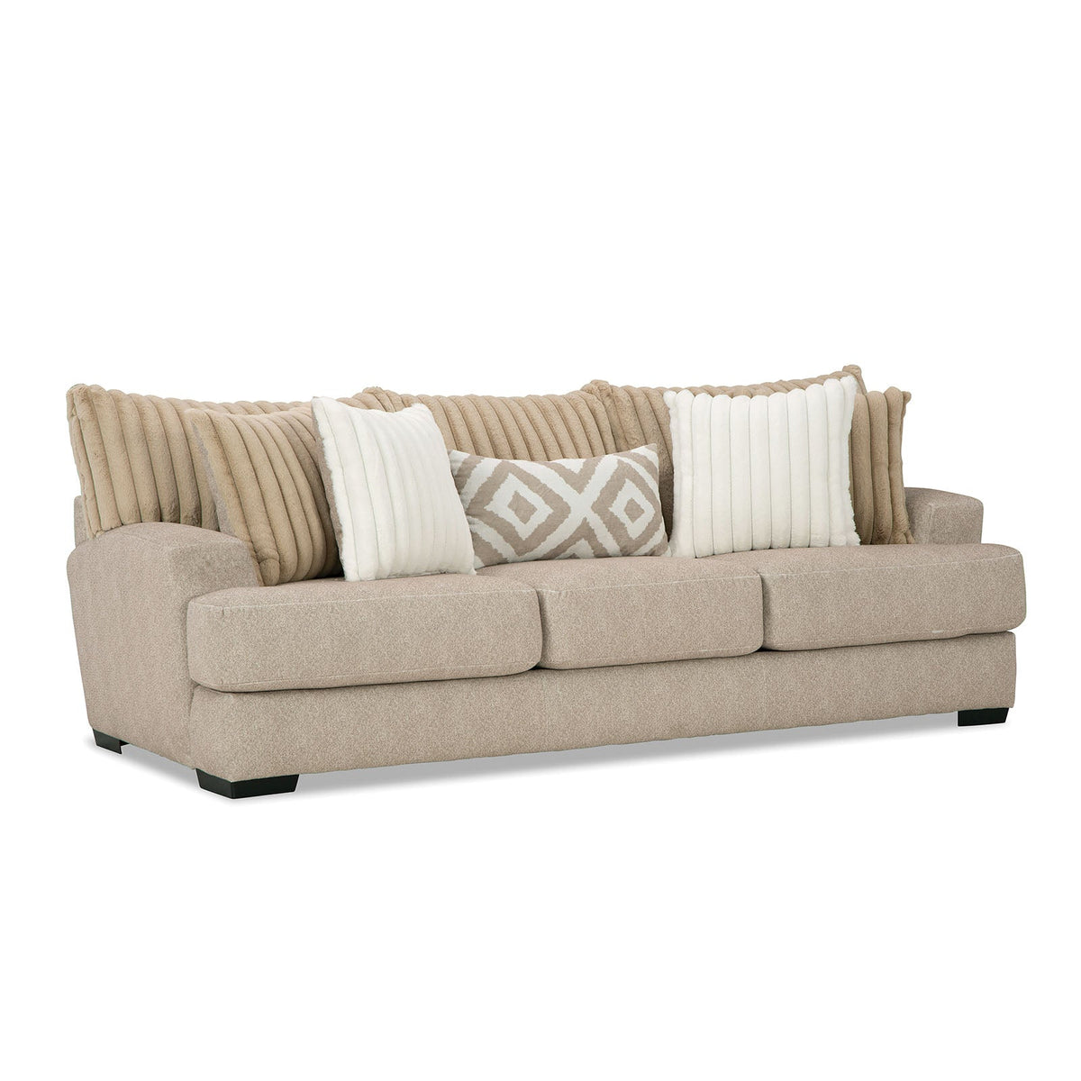 Loughlin Light Light Brown/Ivory Transitional Living Room Set