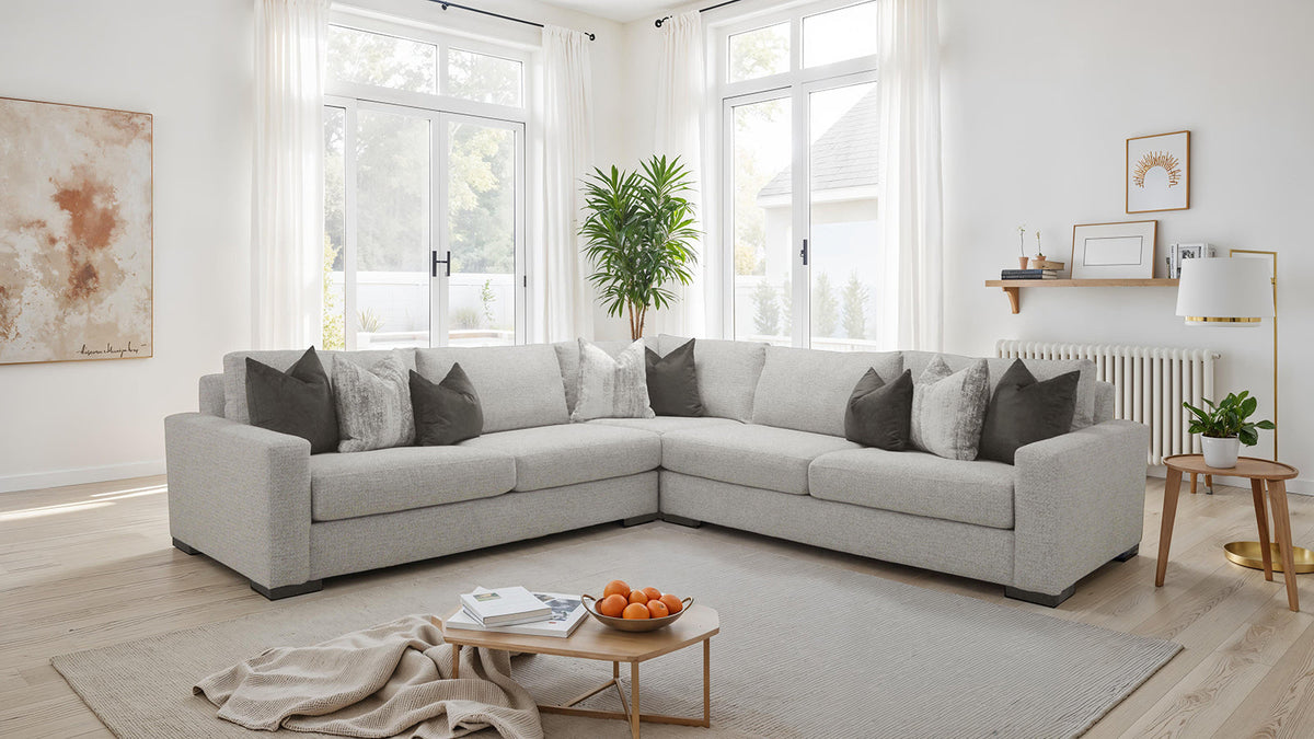 Romsey Light Gray Sectional