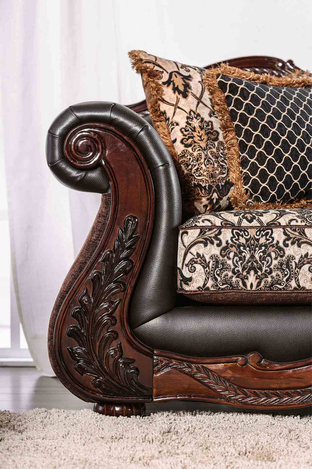 Jamael Brown/Espresso Sofa