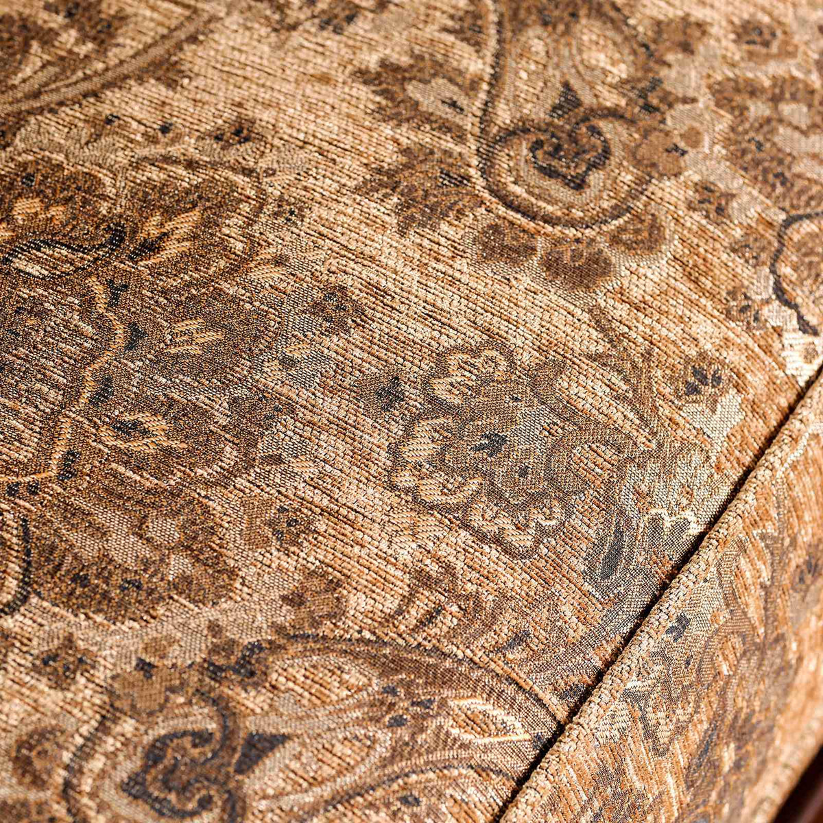Nicanor Tan/Gold Sofa