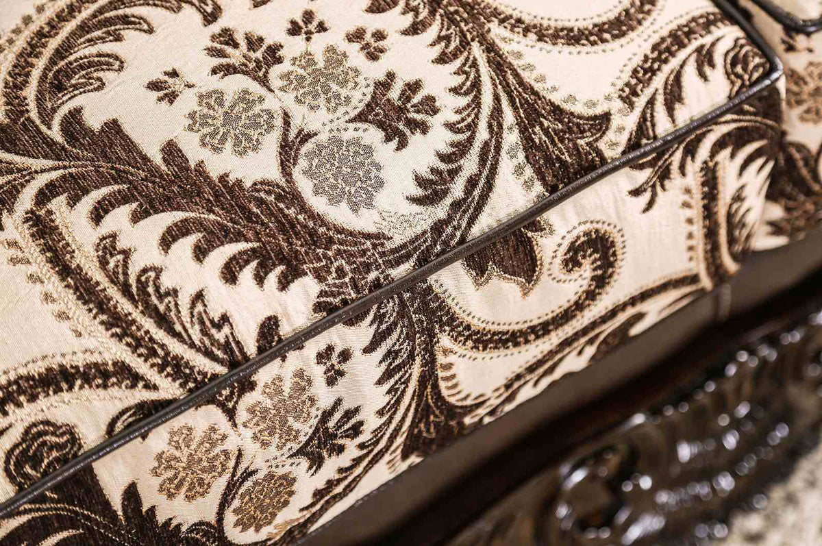 Quirino Light Brown/Dark Brown Loveseat