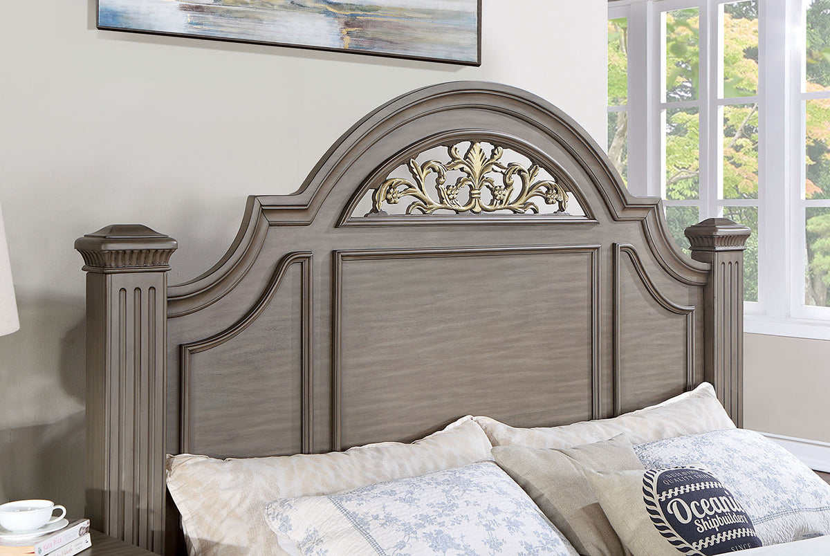 Syracuse Gray Queen Bed