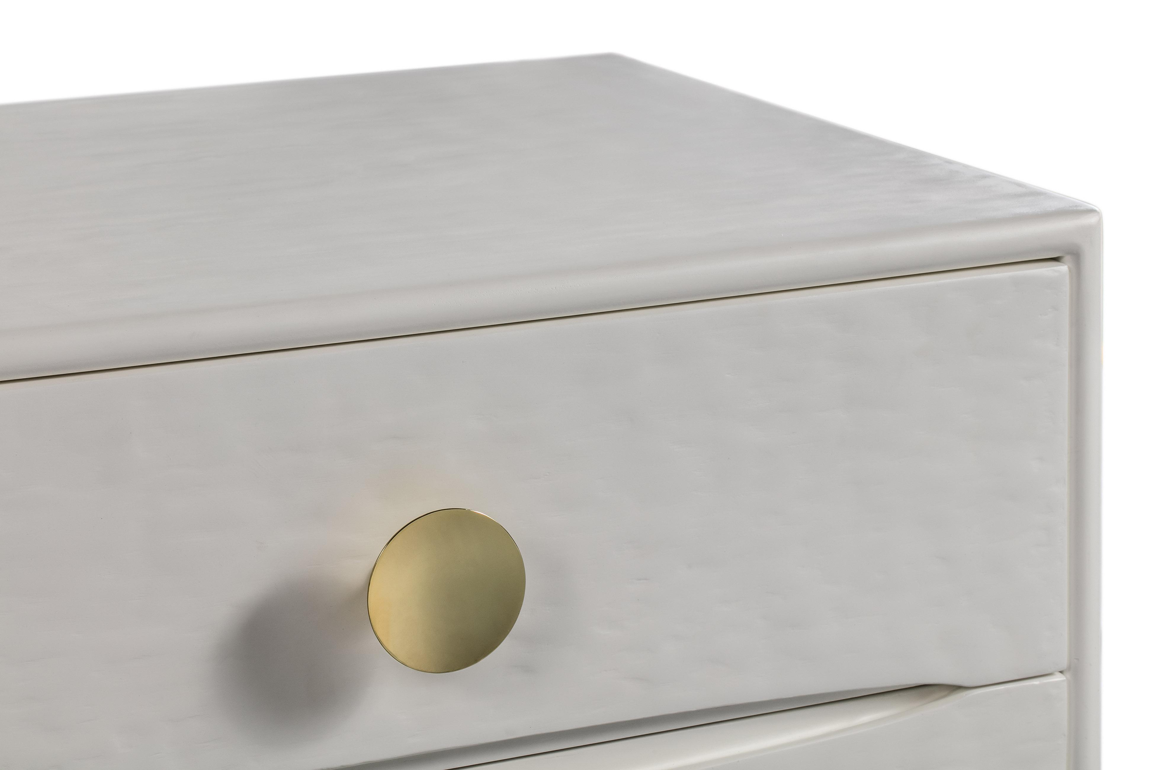 Divine White Nightstand - UK