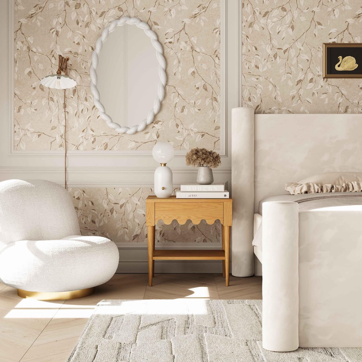 Oodle Natural Ash Nightstand - UK