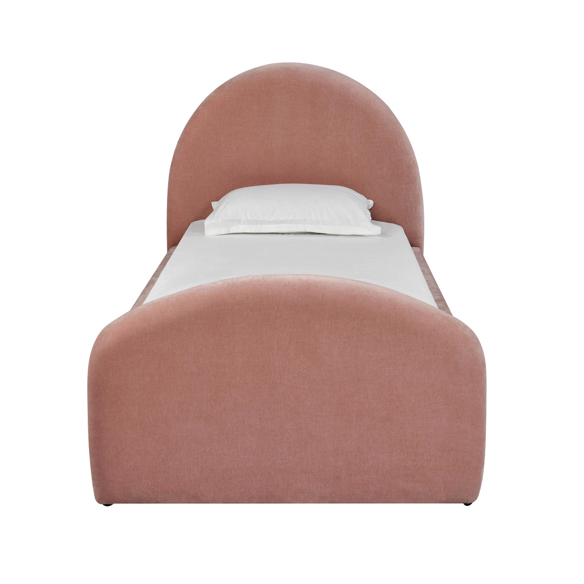 Moon Rose Upcycled Chenille Twin Bed