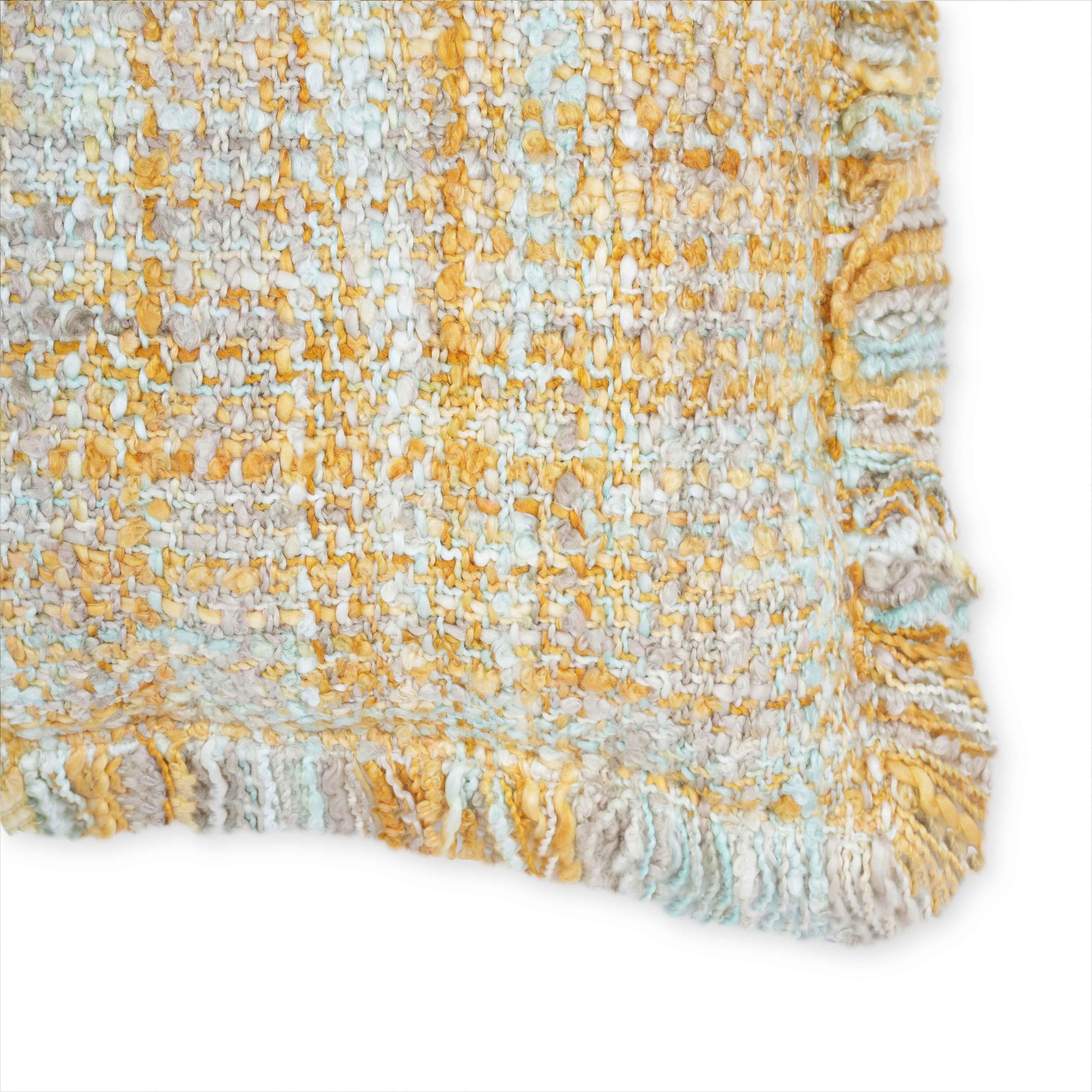 Frazzle Haystack Yellow Cushion - COVER