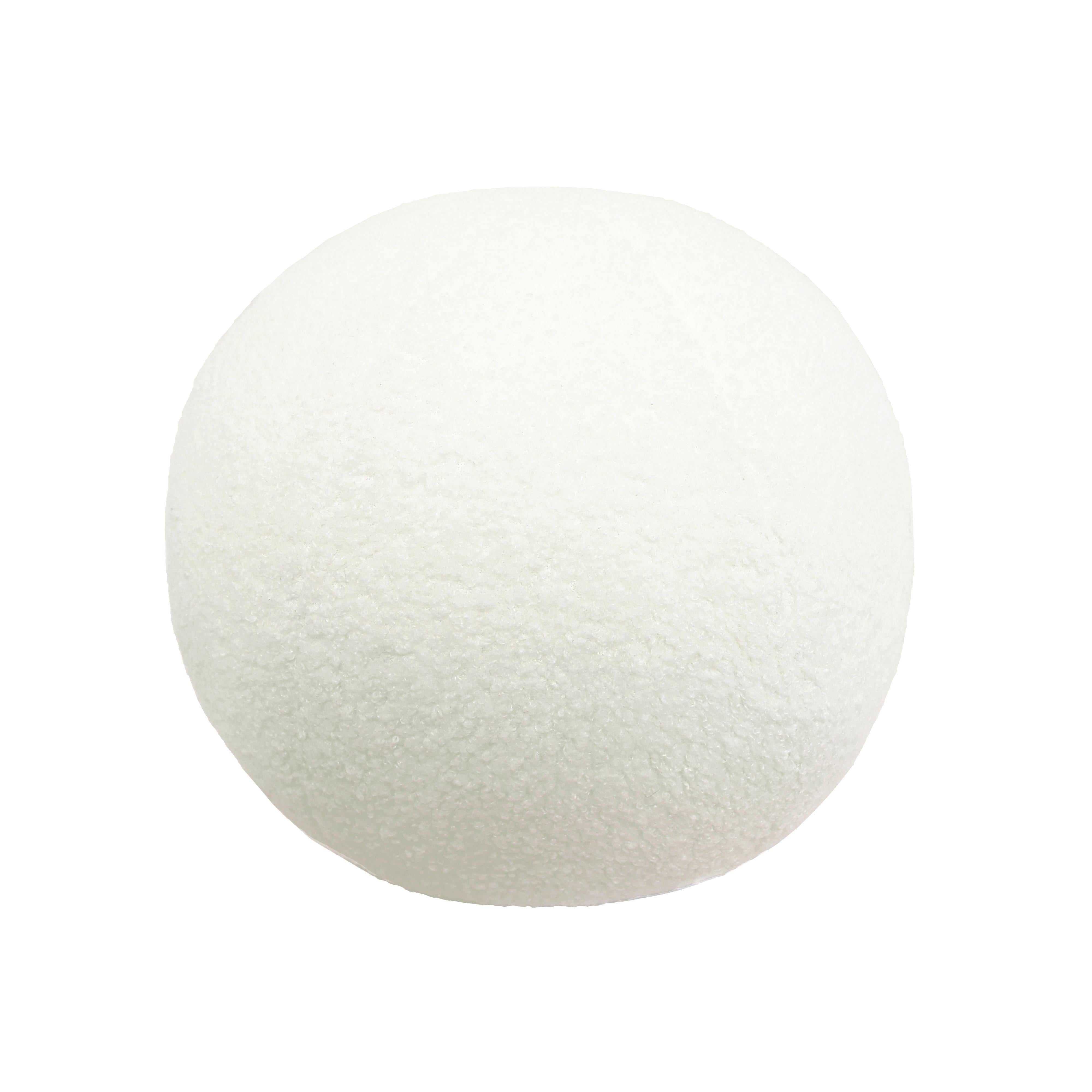Boba Cream Vegan Shearling 9" Pillow