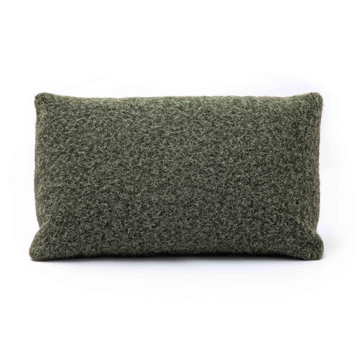 Malolo Green Long Mohair 20 x 12 inch Rectangular Vegan-Down Pillow